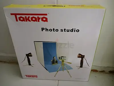 Takara Portable Photo Studio Lightbox Kit with Twin Stands