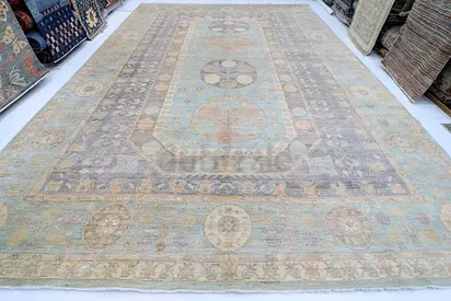 3.7 x 5.5m 369x554cmMajlis carpet Handwoven afghan carpet Area Rug — 12 x 18 Approx.