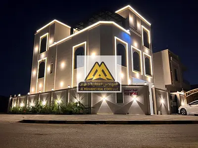 🏡 Corner Villa for Sale – Al Amerah | Ajman ✨ Luxury Stone Finishing | Prime Location