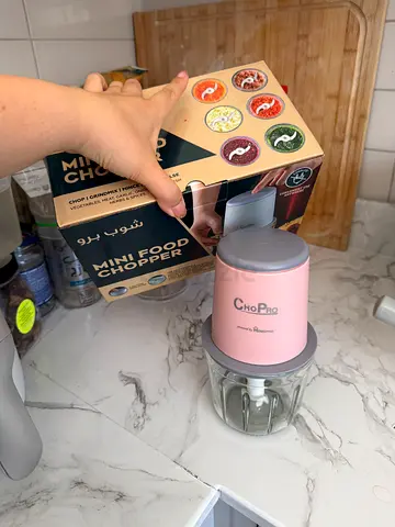 ChoBo Mini Food Chopper - Pink (Like New)