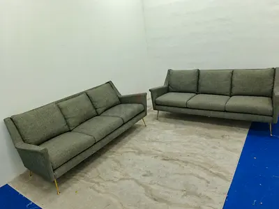 West elm mid century modern sofa 3+3