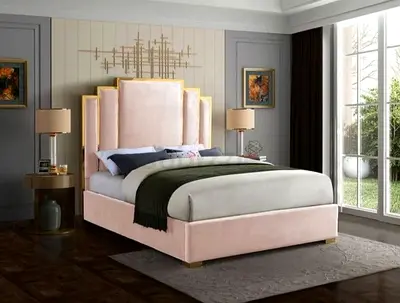 High Quality Velvet Bed For Sale