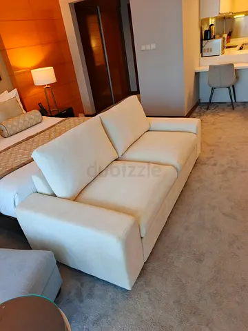 Ikea vimle beige color two seater sofabed wide armrest