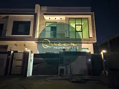 First occupant townhouse in Al Helio 2 Ajman, 4 master rooms, majlis, living room, luxury finishing