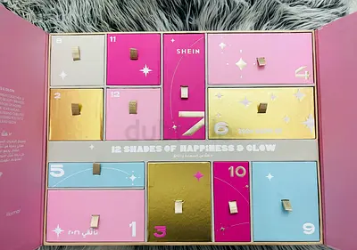 SHEIN 12 Shades of Happiness  Glow Makeup Advent Calendar