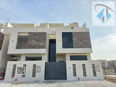 Townhouse for sale at ajman| al helio2 area| 5 master rooms,majlis,hall, maid room, roof| freehold | 0 registration fees.