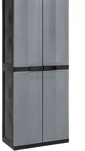 Outdoor storage cupboard H165cm W65cm D37cm