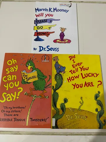 bundle of 3 dr seuss books for kids