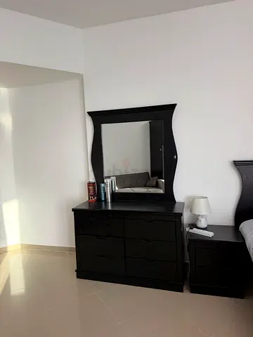 King bedroom full set Black  gray Color