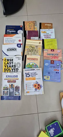 Class 10 CSSE School  Exam Preparation Books (Science, Mathematics, English, Hindi)- Used