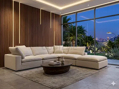 Marina home Luscious feather 🪶 filled sofa