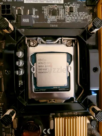 H81M-P motherboard and an i5 4690k cpu and 16gb ddr3 ram