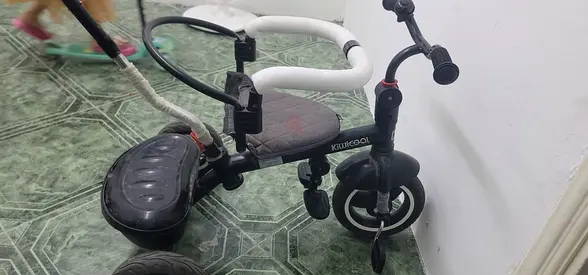 Used Kiwicool 3-in-1 Tricycle with Parent Handle — Good Condition