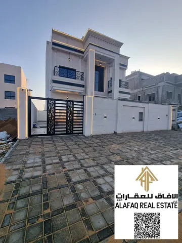 Luxury New Classic Villa for Sale in Al Helio Center – 6 Master Bedrooms, 7 Bathrooms, Premium Finishing, Stone Double Facade, AED 1.95M Including Fee