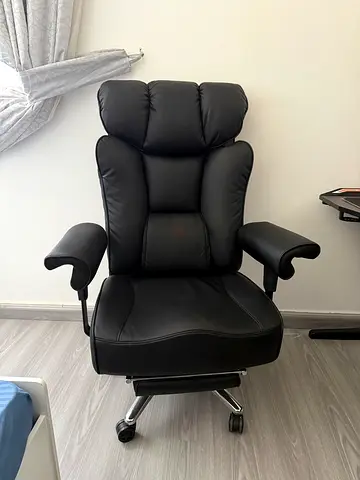 Efomao Executive Office Chair for Big and Tall (200kg Capacity) - 57cm Wide Seat  15cm Ultra-Thick