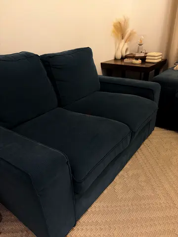 IKEA Kivik Dark Blue 2-Seater Compact Sofa — Perfect Condition, Comfortable Cushions