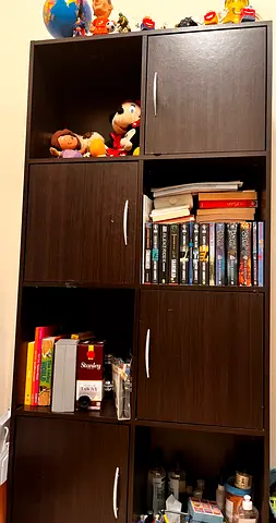 Cupboard, book shelves