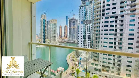 Furnished Studio | Marina View Tower A | Dubai Marina | 418.39 Sq. Ft. | Ready to Move In