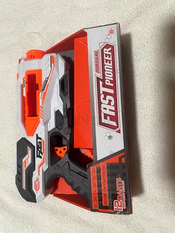 Fast Pioneer Toy Gun - Manual with 12 foam Darts for sale