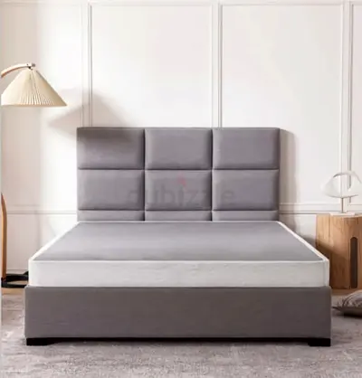 Primium Quality king size fully customisable bedframe in soft Fabric storage can be installed