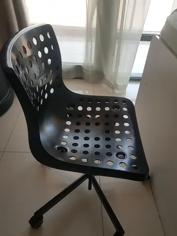Black Plastic Office Chair
