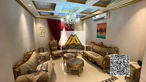 فيلا للإيجار في الروضة 1 عجمان بمساحة واسعة وتصميم مميز تناسب العائلات الكبيرة وتوفر خصوصية وراحة في موقع حيوي قريب من جميع الخدمات وسهولة الوصول إلى