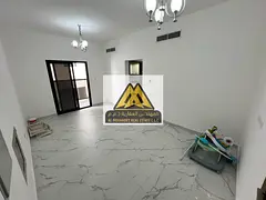 One bedroom and living room for annual rent - brand new building - 2 bathrooms with modern finishes