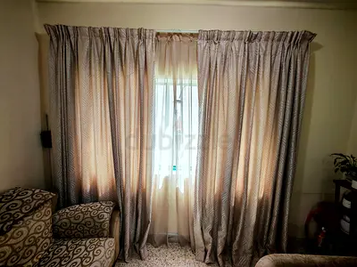 Curtain set with Rails