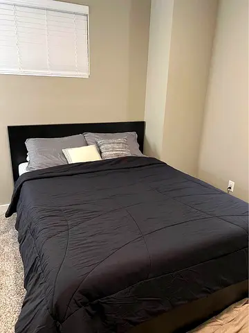 IKEA Malm Double size bed frame with ikea mattress(140 × 200 cm)