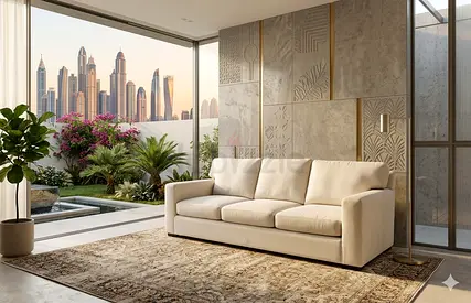 Crate Barral three seater sofa bed with mattress