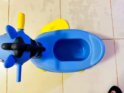 Blue Ride-on Baby Potty Trainer