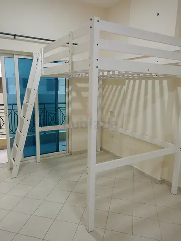 IKEA stora loft bed wood