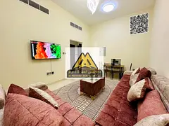 Two-bedroom apartment with a living room, very clean and fully furnished with brand new furniture |