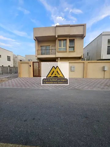 A spacious and luxurious villa is available for rent in the Al Zahiyah area, featuring five maste