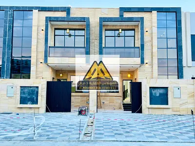 Al Helio 2, Ajman, featuring a modern design and spacious layout, ideal for families seeking comfort and privacy in a quiet residential area. The vill