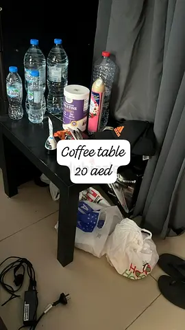 Simple Black Coffee Table - Good Condition