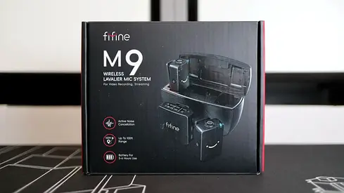 Fifine m9 wireless camera mic
