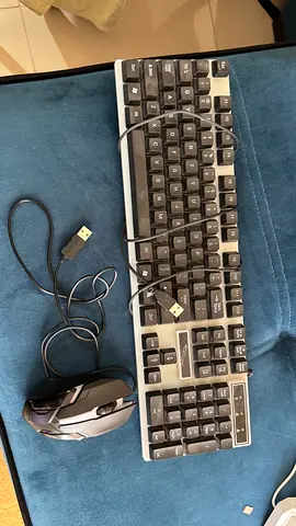 Gaming keyboard and mouse