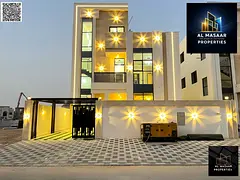 Own your dream villa in the heart of Ajman, close to all services, including registration fees and a