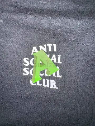Anti Social Social Club Zip Up OG Hoodie A is for