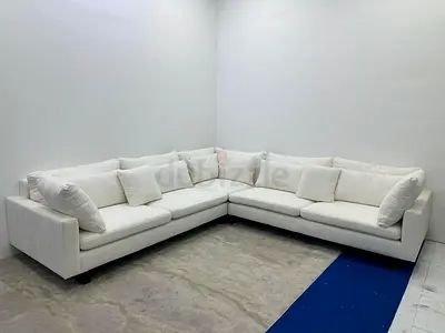 As good as new west elm corner lshape sofa