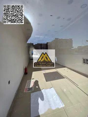 Commercial space for rent in Al Rawda, Ajman, directly on Sheikh Ammar Street, with an area of ​​360 sq ft and a strategic location next to Al Rawda B