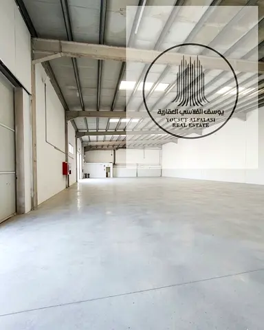 rent in Ajman – 4 interconnected warehouses with a huge area suitable for large projects