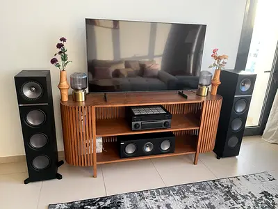 KEF Q900 Home Theater System + Yamaha RX-A1050