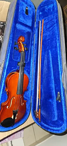 Violin with Bow and Hard Case - Good Condition