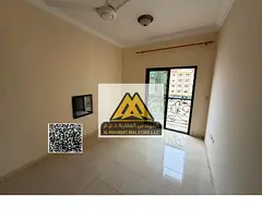 One-bedroom apartment with a living room in Al Hamidiya 1, Ajman. Two balconies, central AC, spaciou