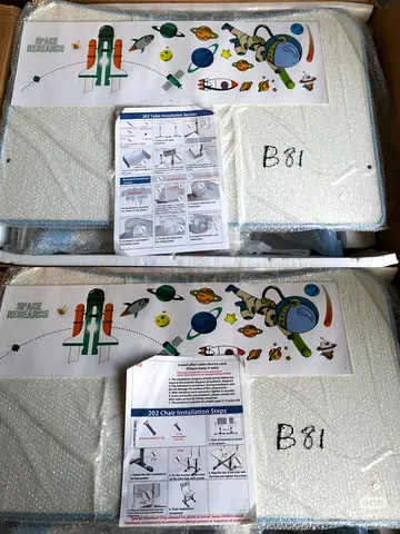 Baby student study table and chair set brand new