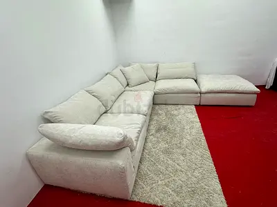 Luxury marina home luscious sofa with footstool