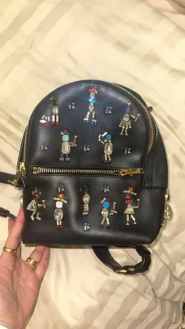 Sophie Hulme Swarovski Crystal Backpack