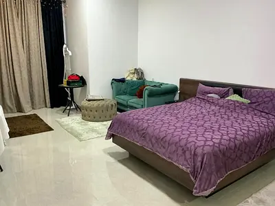 Queen Bed Frame with Mattress and side drawers